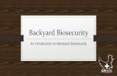 Backyard Flock Biosecurity · 2020. 9. 29. · Submit Dead Birds to CAHFS for Testing • Up to two dead birds from backyard flocks can be submitted to California Animal Health and