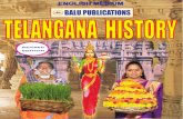 Balu Publications Telangana History - Kinige · Balu Publications Telangana History K. Srinivas Chowhan 1. HISTORY OF TELANGANA Telangana region has been ruled by many great dynasties