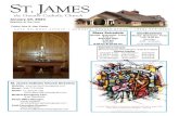 ST. JAMES · 2021. 1. 10. · 2 St. James Catholic Church • Augusta, Kansas Advisory Committees Parish Council Chair Rick Heise 316-644-6905 Parish Finance Chair Michael Clifton