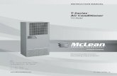 T-Series Air Conditioner - Mclean PartsT43-1016-G15X 115 50/60 16/20 1 9670/10290 131/55 125/57 T43-1026-G15X 230 50/60 9.0 1 10040/10670 131/55 125/57 -X will be replaced with a three-digit