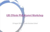 LBS EFAnte PhD Alumni Workshop - pedro saffi EFAnte PhD Alumni … · LBS EFAnte PhD Alumni Workshop 19 August 2019 –London Business School. Multi-Asset Noisy Rational Expectations