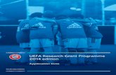UEFA Research Grant Programme Application Form · Web viewUEFA Research Grant Programme 2014 edition Application form Before filling in this form, it is important that the applicant