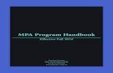 MPA Program Handbook - Texas State Universitygato-docs.its.txstate.edu/jcr:73c890df-2c24-4b93-8f06...bility of evaluating graduate courses tak- en at other universities to see if they