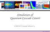 Simulation of Quantum Cascade Lasers · Quantum Cascade Lasers ... Contents Challenge in carrier transport modeling A AMicroscopic rate equation approach A Solution in 2/3D simulator.