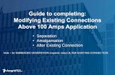 Guide to completing: Modifying Existing Connections Above ......to specify the kVA/kW, Amp, Design Standard and Mitigation Measures. 3. Select the applicable Fluctuating Loads. Note:
