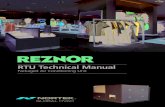 RTU Technical Manual - Reznor HVACpartner.reznorhvac.com/files/RTU Technnical Manual EU.pdf · 2016. 3. 23. · RTU Technical Manual Packaged Air Conditioning Unit ... them for de