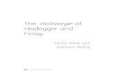 The Holzwege of Heidegger and Finlay - Evental Aesthetics...The Holzwege of Heidegger and Finlay Volume 5 Number 1 (2016) 61 the “Holzwege ” or “wood paths” that shape it: