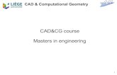 CAD&CG course Masters in engineeringCatia, Unigraphics (now Siemens NX) date back to the mid-70’s, emergence of 3d modeling kernels on mainframes. ... parametrization does not necessarily