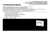 RBC-AS21E - Toshiba Air Conditioning UK · 2020. 11. 26. · Lea atentamente este manual del propietario antes de utilizar el control remoto para el aparato de aire acondicionado.