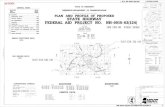 PLAN AND PROFILE OF PROPOSED STATE HIGHWAY FEDERAL … · 2019. 9. 24. · plan and profile sheets (12) special design sheets (8) detail construction signs curb and island striping