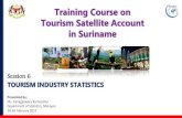 Ms. Kanageswary Ramasamy Department of Statistics, Malaysia … · 2017. 2. 24. · • Internal tourism consumption = Inbound tourism expenditure from table 1 + Domestic tourism