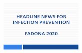 118 Burke Headline News for Infection Prevention · 2020. 3. 11. · Hepatitis B –Lab documentation of immunity Varicella –Past infection/vaccination/lab confirmation of immunity