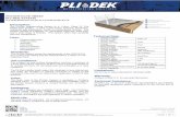 SYSTEM DATE SHEET · The Pli-Dek Waterproofing System is a 1-Hour, Class “A” Fire Rated deck system. It uses a poly-acrylic emulsion membrane, combined with elastomeric, acrylic,