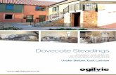 Dovecote Steadings · Under unit lighting - standard kitchen units External Turfed garden areas Open areas are communal and maintained by an appointed factor Ogilvie Homes comply