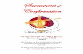 Sacrament of Confirmation€¦ · Sacrament of Confirmation THE DEDICATION OF THE LATERAN BASILICA Monday, November 9, 2020 7:00 pm His Eminence Daniel Cardinal DiNardo, Archbishop