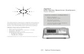 Agilent ESA Series Spectrum Analyzers Data Sheet · E4402B E4404B E4405B E4407B STD or COM configuration 9 kHz - 3 GHz 9 kHz – 6.7 GHz 9 kHz – 13.2 GHz 9 kHz - 26.5 GHz Custom