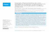 Genomic characterization of a new endophytic … · 2017. 11. 29. · Therefore, more research in elucidating the biosynthetic pathway of complex phenazines from Streptomyces species