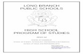 HIGH SCHOOL PROGRAM OF STUDIES · 2013. 6. 6. · Each student must successfully pass the New Jersey High School Proficiency Assessment (HSPA) or Alternative High School Assessment