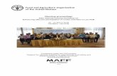 Meeting proceedings · 2018. 12. 7. · Meeting proceedings FAO national training workshop on ... status of any country, territory, city or area or of its authorities, or concerning