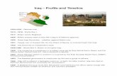 Iraq – Profile and Timeline - Valdosta State University · 2017. 4. 10. · Iraq – Profile and Timeline 1534-1918 - Ottoman rule. 1914 - 1918 - World War I. 1917 - Britain seizes