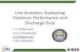 Line Arresters: Evaluating Flashover Performance and Discharge … · 2015. 9. 21. · OpenEtran simulates traveling wave effects on line segments, insulators, grounds, surge arresters