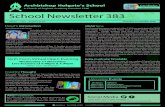 School Newsletter 383 - Archbishop Holgate's School · 2020. 10. 23. · Grade 8 Rockschool Electric Guitar exam with Distinction. Well done to all students who have adapted so well