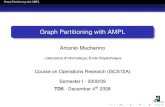 Graph Partitioning with AMPL - Antonio 2009. 1. 6.آ  Graph Partitioning with AMPL Graph partitioning