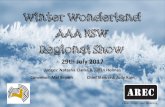 Winter Wonderland AAA NSW Regional Show...1 DUNARS RUN PERFE T LOLA 221177 26/10/2016 SHANROOKE PERFE TION EXELLENE ET LOOSE EARE LINEA DE LUGGER DUNARS RUN 3 TERALA PARK ARIZONA 213699