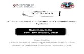Rajasthan, India - IFERP. ICCS, BKBIET.pdf · 2020. 1. 18. · CSIR-CEERI Pilani, Raj Prof. (Dr.) S N Sharan Professor And Area Director (Electronics & Communication Engineering)