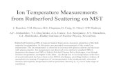 from Rutherford Scattering on MST Ion Temperature Measurementssprott.physics.wisc.edu/MST/APS2000/reardon_aps2000.pdf · 2000. 10. 31. · from Rutherford Scattering on MST Rutherford