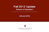 Fall 2012 Update - education.indiana.edu › faculty › governance...Bloomington R & D News • Proffitt Academic Year, Proffitt Summer, and Kempf Internal grants – Due Monday,