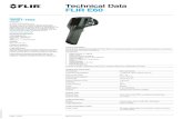 Technical Data FLIR E60 - Wärmebildkameras e-Serie/Datenblatt... · 2014. 8. 4. · • T127451 FLIR Reporter Professional (license only) • T197965 FLIR Tools • DSW-10000 FLIR