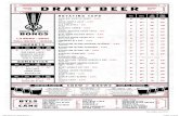 draft beermenus.brickhousetavernandtap.com/BTGA_beer.pdfBH_BEER_GA_0520 THE IMPORT · 9 Dos Equis Lager Guinness Draught Modelo Especial Stella Artois THE LOCAL · 8. 5 Galveston Island