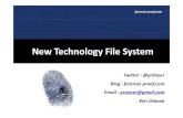 New Technology File System - forensic-proof.comforensic-proof.com/.../FP_NTFS_Forensic_Analysis.pdf · forensic‐proof.com New Technology File System Twitter : @pr0neer Blog : forensic‐ppfroof.com