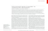 Horizontal gene transfer in eukaryotic evolution...Horizontal gene transfer (HGT), also known as lateral gene transfer, refers to the movement of genetic infor-mation across normal