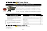 STAGE 1 MIATA INTAKE “ELK” 1990-1993 · 2012. 11. 17. · STAGE 1 MIATA INTAKE “ELK” 1990-1993 The DDMWorks Intake replaces your Miata’s restrictive air box with a beautiful