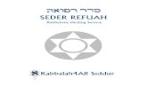K4A Seder RefuahSEDER REFUAH d`etx xcq yrsa ASHREI We find 21 of the 22 letters of the Hebrew alphabet encoded in this Psalm of David. The first letter of each word of each verse is