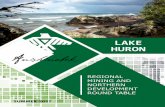 The Mission of the Lands & Resources Department is to foster a … · 2017. 10. 25. · LAKE HURON REGIONAL MINING AND NORTHERN DEVELOPMENT ROUND TABLE SUMMER 2017 P.O. Box 711, 1