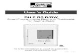 DH E RS D/BW - Schluterresources.schluter.com/media/psi/Schluter Ditra Heat... · 2017. 9. 19. · 1. Description The DH E RS D/BW electronic thermostat can be used to control heating
