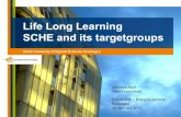 Life Long Learning SCHE and its targetgroups · 2012. 10. 29. · Life Long Learning SCHE and its targetgroups Hanze University of Applied ... • From primary school to University