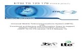 TS 123 179 - V13.0.0 - Universal Mobile Telecommunications …€¦ · 123 179 V13.0.0 (2016 elecommunications System (LTE; ture and information flows to tical communication services;.179