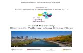 Elbow River Flood Repairsconf.tac-atc.ca/.../annualconference/tac2015/s28/amec.pdf · 2018. 2. 13. · Transportation Association of Canada Environmental Achievement Award 2015 Flood