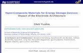 Nano-Composite Materials for Energy Storage Devices: Impact of …files.ctctcdn.com/e55a58bc001/9365f7af-bc0f-4cf8-8964... · 2015. 8. 20. · 0 50 100 150 200 250 0 1000 2000 3000