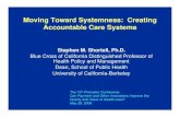 Moving Toward Systemness: Creating Accountable Care … › council › pdfs › 2008 › Stephen-Shortell.pdfS. Shortell and J. Schmittdiel, “Prepaid Groups and Organized Delivery