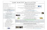Hebrew Institute of Riverdale ~ The Bayit BULLETIN...2014/10/08  · Hebrew Institute of Riverdale ~ ׳ ׳׳ב׳ ׳ד׳ב׳ר׳ £ ׳ ׳ ׳ת׳ד׳ת׳ט׳ט׳ד׳א ׳ ׳ב׳ ׳ד׳