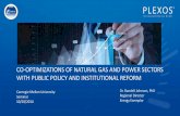 CMU - CO-OPTIMIZATIONS OF NATURAL GAS AND POWER … · 2021. 1. 6. · • Capacity Markets ... – Optimal power flow and limits – Resource limits: • energy limits, fuel limits,