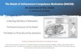 The Model of Achievement Competence Motivation (MACM): An ... · (K. McGrew 01-05-2021) MACM model heavily influenced by work of Richard Snow. MACM model heavily influenced by work