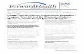 ForwardHealth Update 2013-52 - Information for Eligible … · 2014. 5. 2. · Update October 2013 No. 2013-52 Department of Health Services Affected Programs: BadgerCare Plus Standard