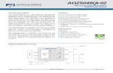 AOZ5049QI-02 - Alpha and Omega Semiconductoraosmd.com/res/data_sheets/AOZ5049QI-02.pdfAOZ5049QI-02 Rev. 1.0 July 2017 Page 3 of 15 Pin Description Functional Block Diagram Pin Number