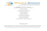 Informational handout & reference Minimum system requirements - Wayne … · WAYNE REAVES SOFTWARE DOES NOT PROVIDE ANY SETUP ASSISTANCE OR SUPPORT FOR DOMAIN CONFIGURATIONS OR “APPLIANCE
